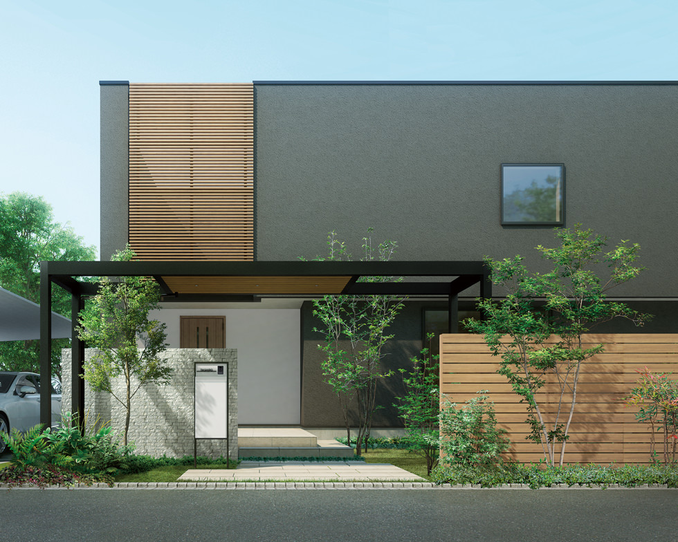 エントランスを美しく演出することで近隣とのコミュニケーションを生むきっかけに。